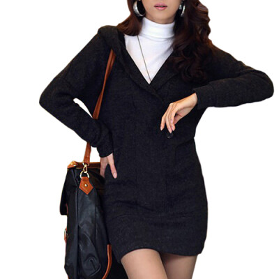 

CT&HF Women Leisure Fashion Personality Fleece Hot Selling Thickening Pure Color Long Sleeve Fleece Korean Women Loose Coat