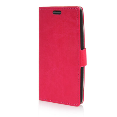 

MOONCASE Leather Wallet Flip Card Slot Pouch Stand Shell Back ЧЕХОЛ ДЛЯ LG G Flex 2 Flex2 H955 F510L Hot pink