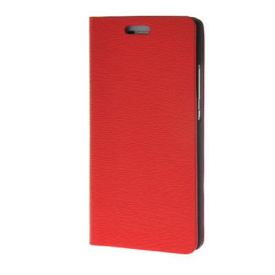 

MOONCASE Leather Side Flip Wallet Card Holder Stand Shell Pouch Case Cover for Huawei Ascend P8 Red