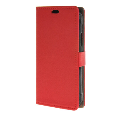 

MOONCASE Litch Skin Flip Leather Wallet Card Slot Stand Back чехол для Samsung Galaxy S6 Active G890 Red