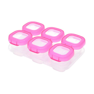

Austrian show OXO childrens food supplement box baby supplies milk powder box milk powder baby food storage box baby food supplement ice pack portable snack box 6 loaded raspberry powder