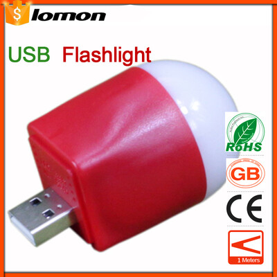 

5 Pieces LED Computer USB Flash Drive Light Mini Tool Work Light Portable Power Bank LED Flashlight USB Charger Night Lamp