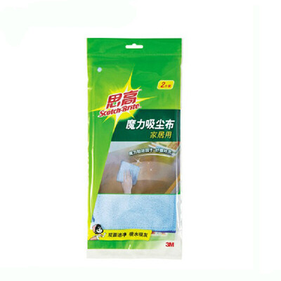 

3M Si Gao rag home magic vacuum cloth double-sided clean blue 2 piece