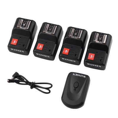 

PT-04 GY 4 Channels Wireless/Radio Flash Trigger SET with 4 Receivers