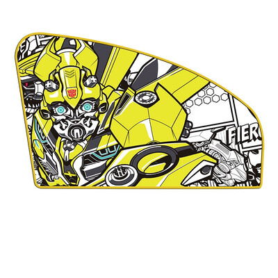 

Transformers car sun block car insulation sunscreen sun shade curtains from suction cup electrostatic adsorption side block bumblebee - front row co-pilot