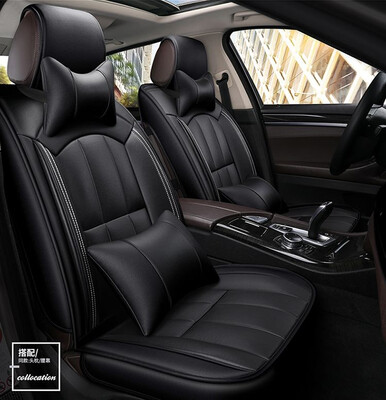 

TO YOUR TASTE auto accessories universal luxury leather CAR SEAT cushion set for Nissan QASHQAI SYLPHY MARCH GENISS Blue Bird safe