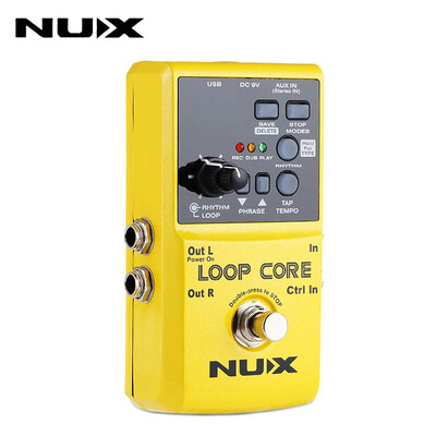

NUX Loop Core Guitar Effect Pedal Looper 6 Hours Recording Durable Effects Pedal Compact Powerful Electric Guitar Accessories