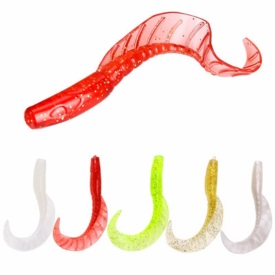 

10pcslot Fishing Lure 27g 70mm Soft Baits Single Tail Grub Fish Minnow Pesca Fishing Tackle Peche XY-128