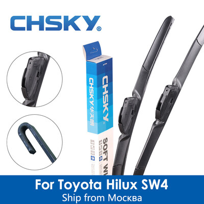 

CHSKY Автомобильный стеклоочиститель для Toyota Hilux SW4 1989 г. до NOW Автомобильный стеклоочиститель Auto Windscreen Wipers car-styling
