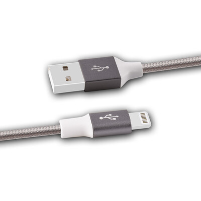 

iPhone Charger Cable, (1M / 3.3FT) 8-контактный нейлоновый плетеный синхронизатор и зарядный шнур для iPhone, iPad, iPod