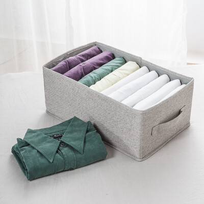 

Finishing life stosto fabric storage box clothes underwear storage box foldable Oxford cloth storage box clothing storage box simple section medium