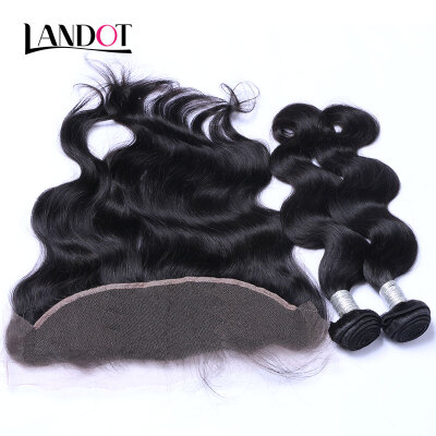 

8A Cambodian Virgin Hair Body Wave With Lace Frontal Closure 3 Bundles Cambodian Human Hair Weaves Closure 4 Pcs Lot Natural Black