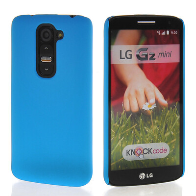 

MOONCASE Hard Rubberized Rubber Coating Devise Back чехол для LG G2 Mini Blue