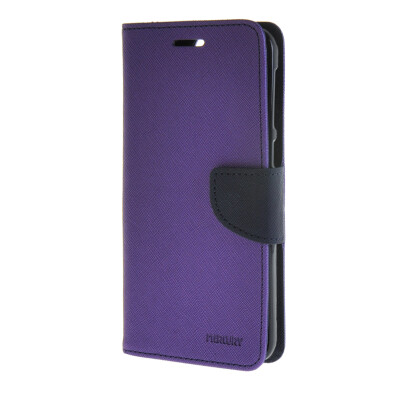 

MOONCASE Cross pattern Leather Flip Wallet Card Slot Stand Back Case Cover for HTC One E9+ E9 Plus Purple