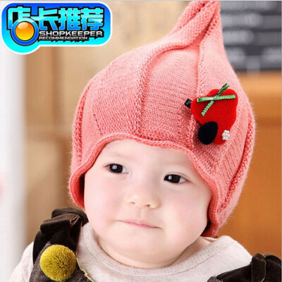 

Buebos Ninos 2015 Hot Seller Children Autumn Winter Hat Baby Kids Unisex Adorable Comfortable Little Elf Wool Knitted Hat