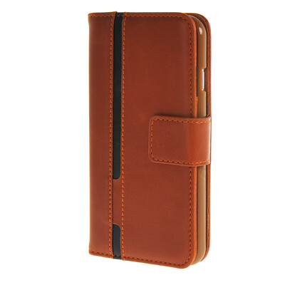 

MOONCASE Senior Leather Flip Wallet Card Slot Bracket Back чехол для Cover Apple iPhone 6 (4.7") красный