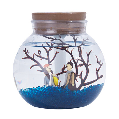 

Youlejia desktop creative DIY micro landscape humidifier Mid-Autumn Festival gift Swan bedroom home office dormitory student pregnant baby gift LT-9005-T