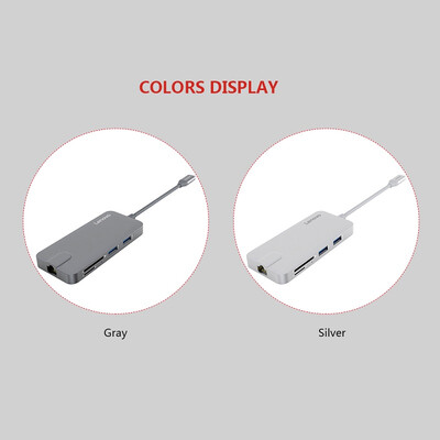 

Lenovo USB Type-C to 4K HD Adapter USB C Hub Type-C to USB 30 20 Converters Cable SD TF Card Reader