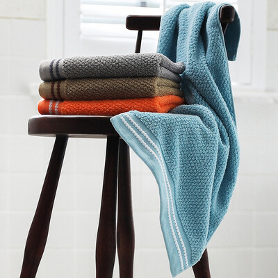 

Sanli towel home textile cotton towel 2 strips 34×72cm soft&comfortable strong absorbent face towel 100gbar graybrown