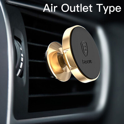 

Baseus Magnetic Car Phone Holder for iphone X 8 Samsung S9 Mobile Phone Air Vent Vertical Flat Type Mount Magnet Phone Stand