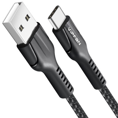 

VIPFAN USB Type C Cable Nylon Braided USB C to USB A Charger Cord USB 20 for Samsung Note8 Galaxy S8 Apple NewMacbook Nexu