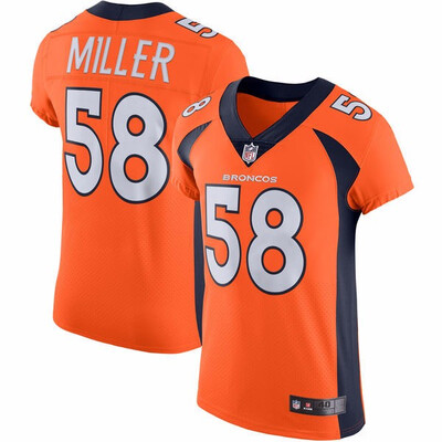 

Mens Denver Broncos Von Miller Nike Orange Alternate Vapor Untouchable Elite Jersey