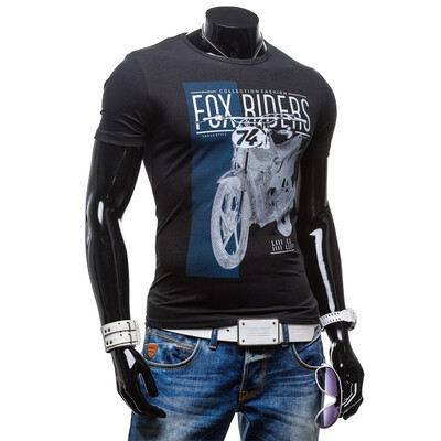 

Zogaa New Mens T-shirt Short Sleeve Printing Slim Fashion