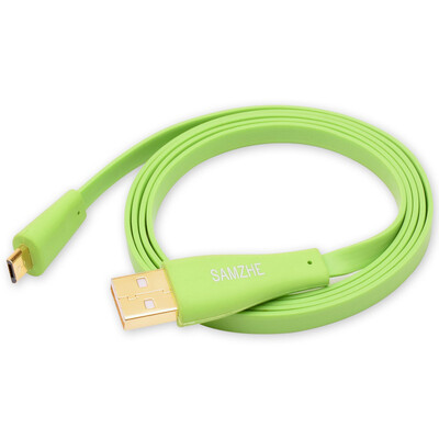 

Shanze (SAMZHE) QSC-601 плоских тонких гальванических данные USB Micro / зарядный кабель Samsung / телефонный кабель, как HTC Orange 1 м