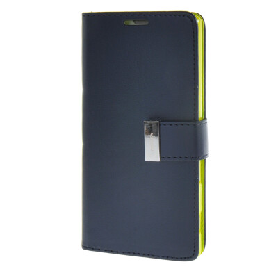 

MOONCASE Case for Sony Xperia T3 Flip Leather Wallet Card Slot Bracket Back Cover Blue