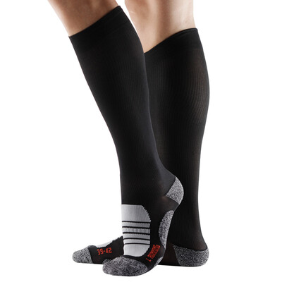 

LIN Сжимающее давление Бегущие носки Riding Socks Мужчины и женщины Спорта на открытом воздухе Футбол Бегущие альпинистские носки для ног Gradient Compression Спортивные носки Black 1