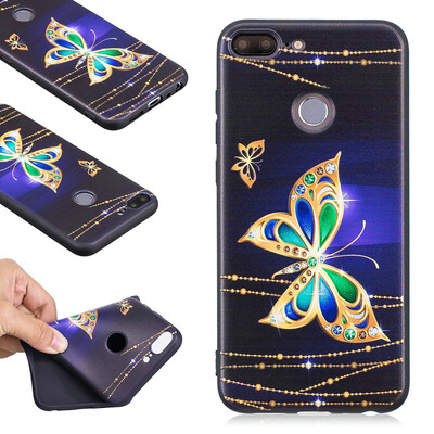 

BEFOSPEY Painting Relief Protective Soft TPU Case For Huawei Honor 9 Lite565"2018