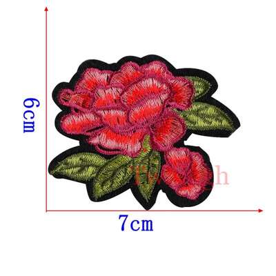 

1 pcs Brand Patches Flower Style Sticker Sequins Clothes Embroidered Patches For Clothing Bags Shoes DIY Motif Women Applique
