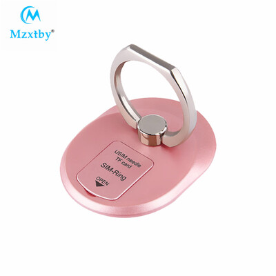 

Mzxtby Finger Ring Phone Stand Holder SIM-Ring Grip Multi-Holder Kickstand Safe Keeping SIM 360 Degree Ring Holder
