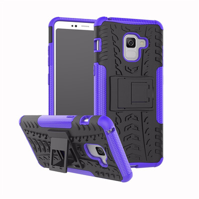 

Goowiiz Phone Case For Samsung Galaxy A5 2018A7 2018A8 2018A8 Plus 2018 Armor Tire Texture Rugged PCTPU Silicone