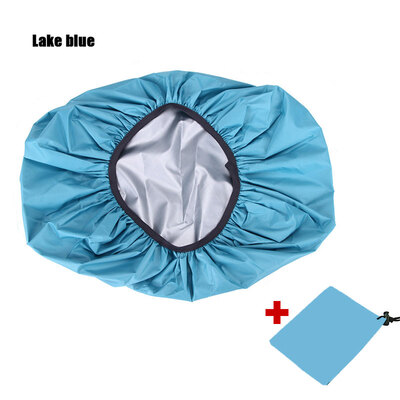 

TACTIFANS 210D Bag Rain Cover 35L Protable Waterproof Anti-tear Dustproof Anti-UV Backpack Silver Coating with storage bag