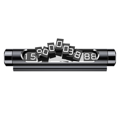

Baseus temporary stop sign phone card hidden roadside temporary parking car number card exquisite compact car supplies luminous