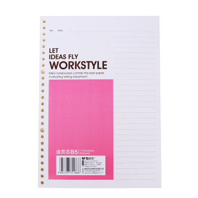 

Morning light M & G APY8C045 office B5 loose book this note book diary 60 pages black