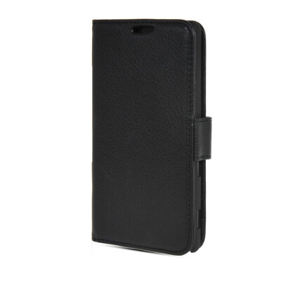 

MOONCASE High quality Leather Side Flip Wallet Card Slot Pouch Stand Shell Back Case Cover for Sony Xperia M2 Black