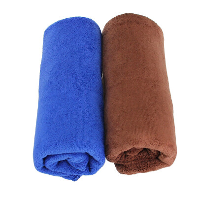 

Good weather Good Weather High quality ultrafine fiber car wash towel towel towel absorbent towel thick 30 70cm two blue brown