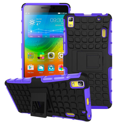 

MOONCASE Lenovo K3 Note шин Текстура Hybrid Kickstand PC + TPU Полное Прочный защитный 2 в 1 Чехол для Lenovo K3 Note [A7000] (5.5")