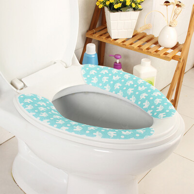 

Shengni toilet seat cushion suede comfortable cartoon elephant