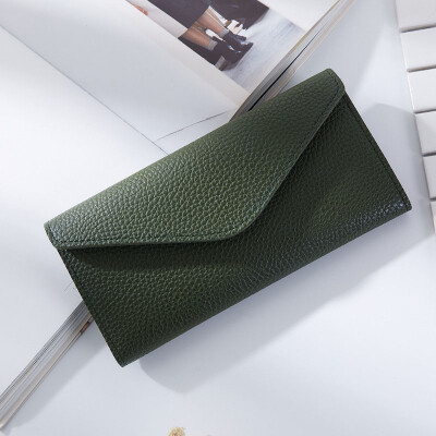 

Fashion wallet female long section of the ultra thin simple envelope clasp phone bags