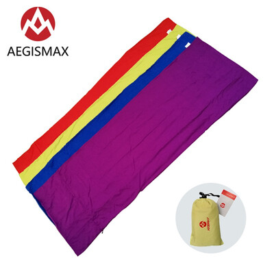 

AEGISMAX Outdoor Ultralight Camping Envelope Type portable Sleeping Bag Summer Travel Liner Isolation Dirty Sleeping Bag