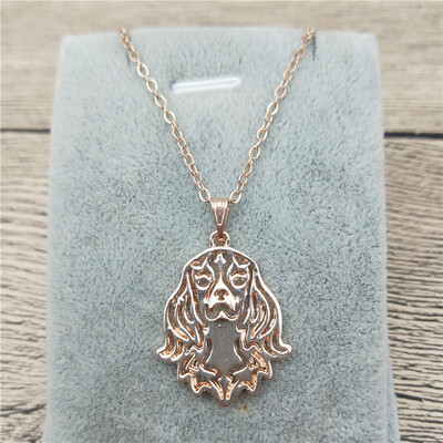 

New Cavalier King Charles Necklace Trendy Style Cavalier King Charles Pendant Necklace Women Fashion Pet Dog Jewellery