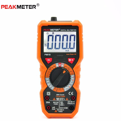 

PEAKMETER PM18 High Precision Digital Multimeter AC DC Voltage Current Capacitance