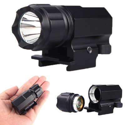 

G01G02P05 LED Tactical Gun Flashlight 2-Mode 600LM Pistol Handgun Torch Light