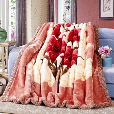 

Jiuzhou deer home double-sided increase Raschel blanket blanket warm autumn&winter blankets mazel 180x220cm