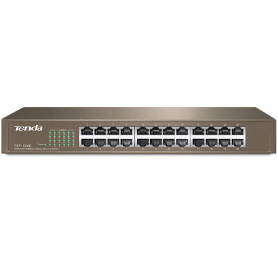 

Tenda (Tenda) TEG1024D 24-port Gigabit desktop network switch steel frame rack-type enterprise engineering network dedicated splitter