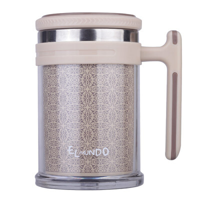 

Ai Mengduo (производство магии пищи производства) деловая мужская нержавеющая сталь офисная изоляция чашка 480 мл бежевый ESDBG-480CR