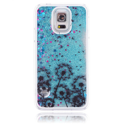 

MOONCASE Синий Динамический Плывун Жидкость Светлый Bling чехол для Samsung Galaxy S5